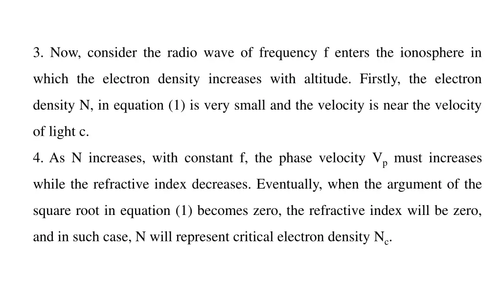 3 now consider the radio wave of frequency