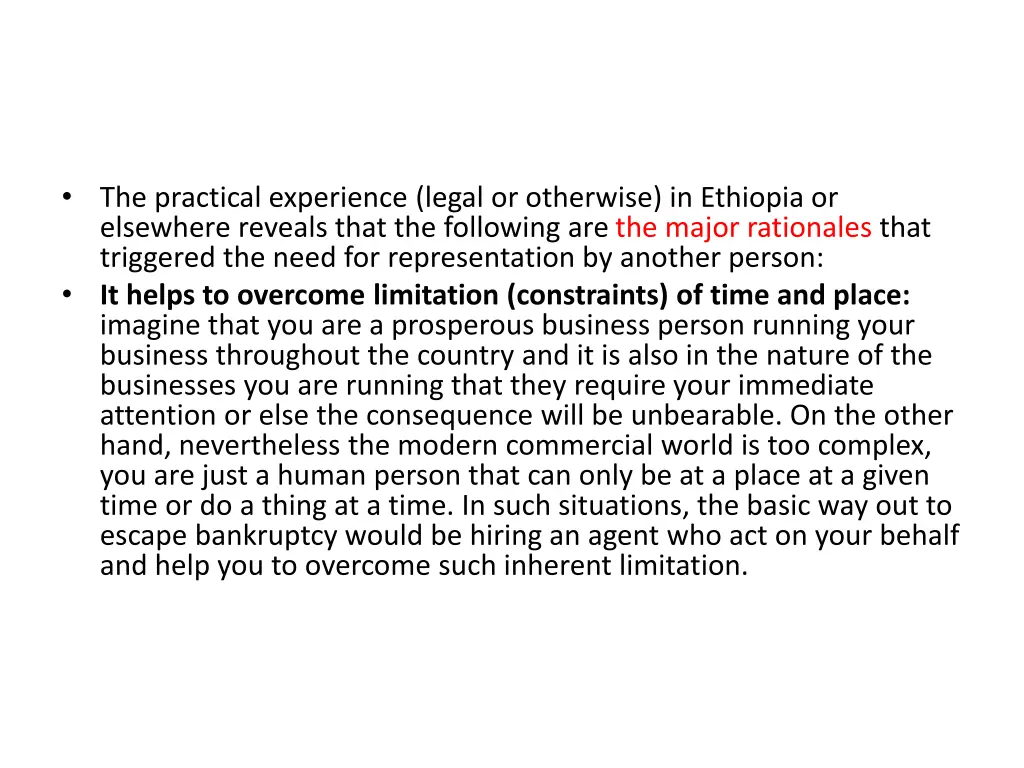 the practical experience legal or otherwise