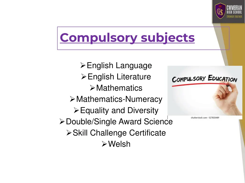 compulsory subjects