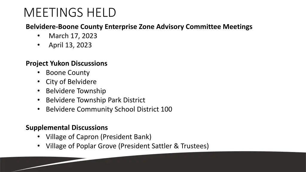 meetings held belvidere boone county enterprise