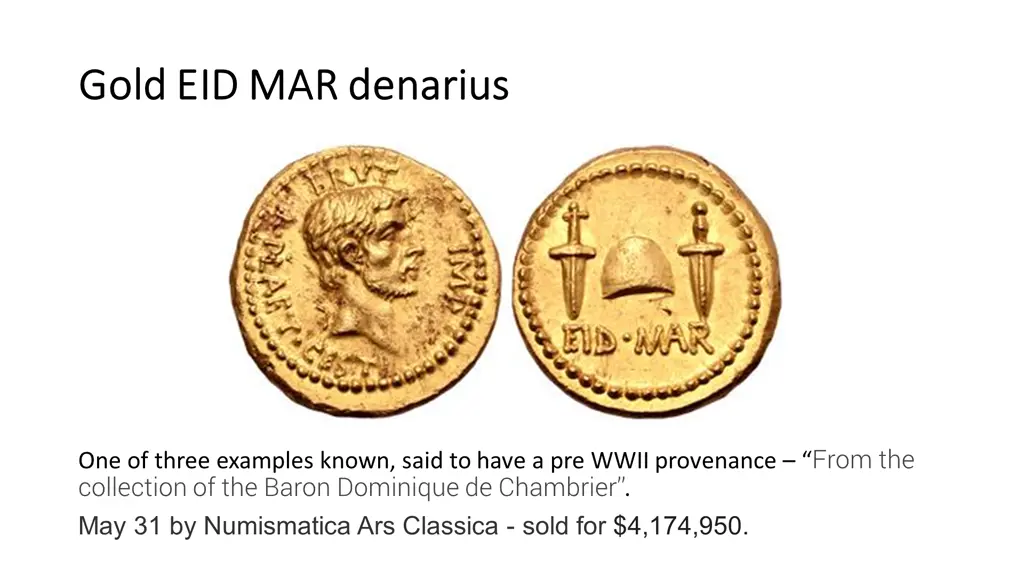 gold eid mar denarius gold eid mar denarius