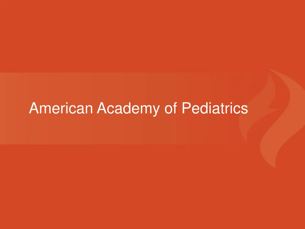 american academy of pediatrics