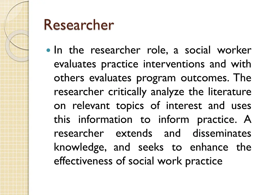 researcher