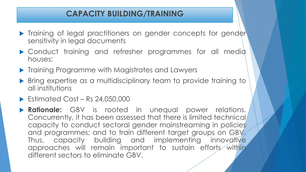 capacity building training