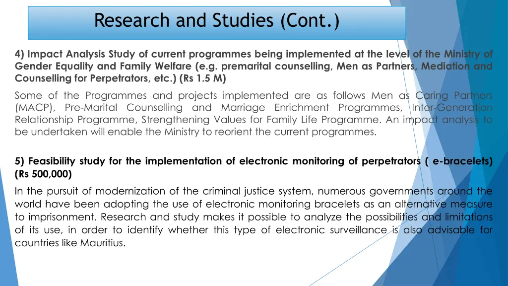 research and studies cont 1