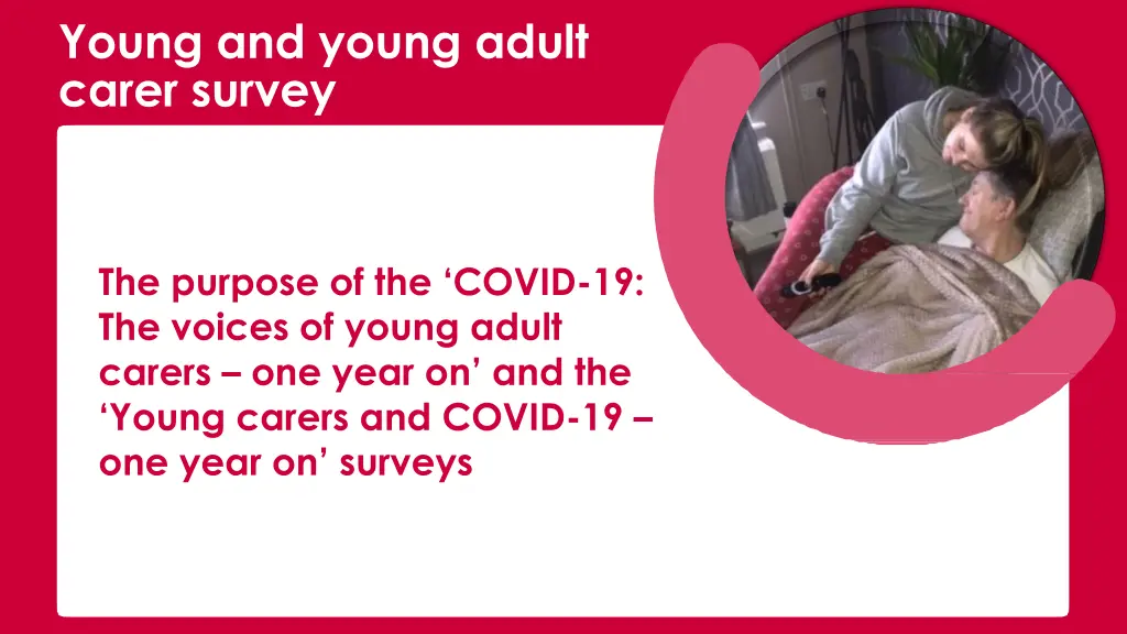 young and young adult carer survey