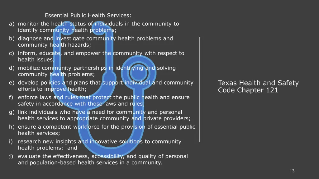 essential public health services a monitor