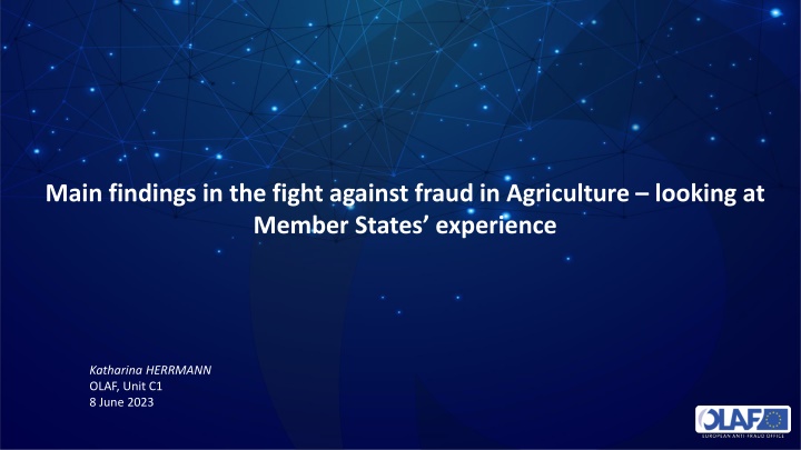 main findings in the fight against fraud