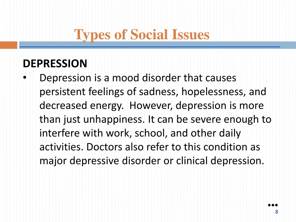 types of social issues 2