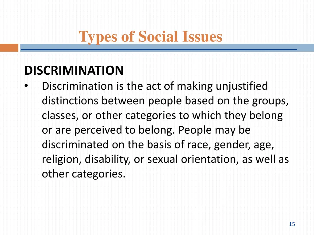 types of social issues 9