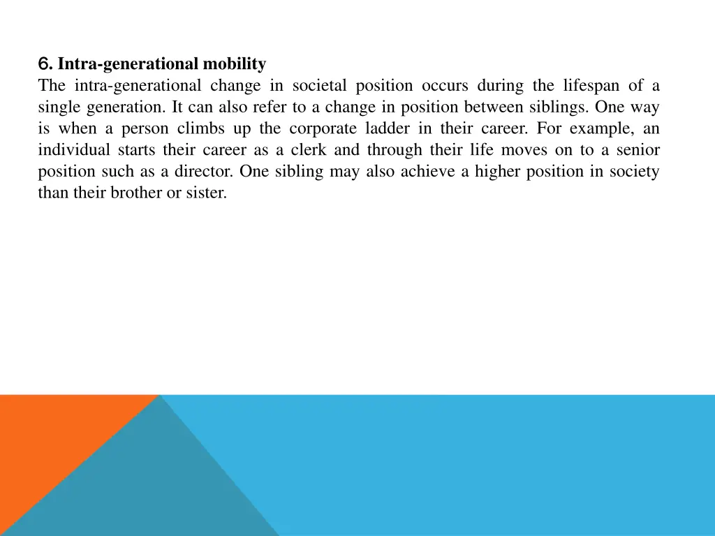 6 6 intra generational mobility the intra