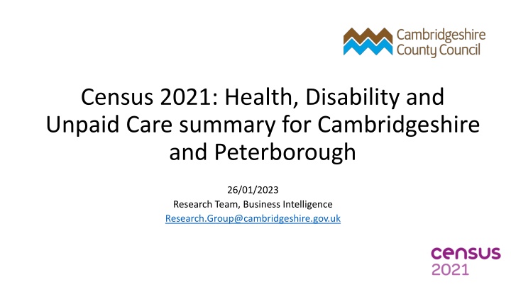 census 2021 health disability and unpaid care