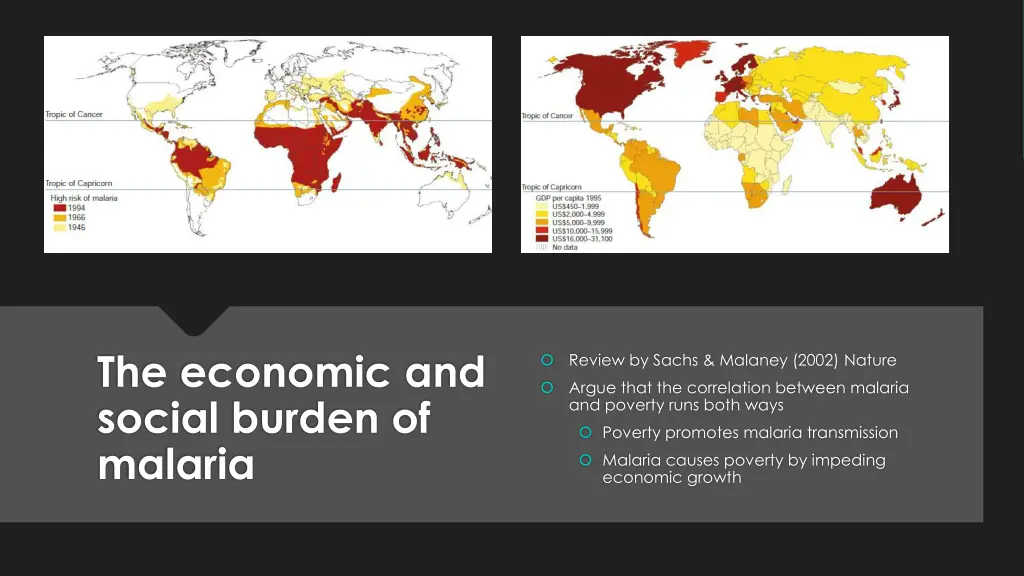 the economic and social burden of malaria