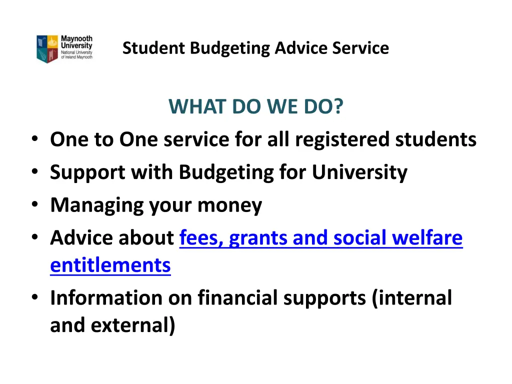 student budgeting advice service 1