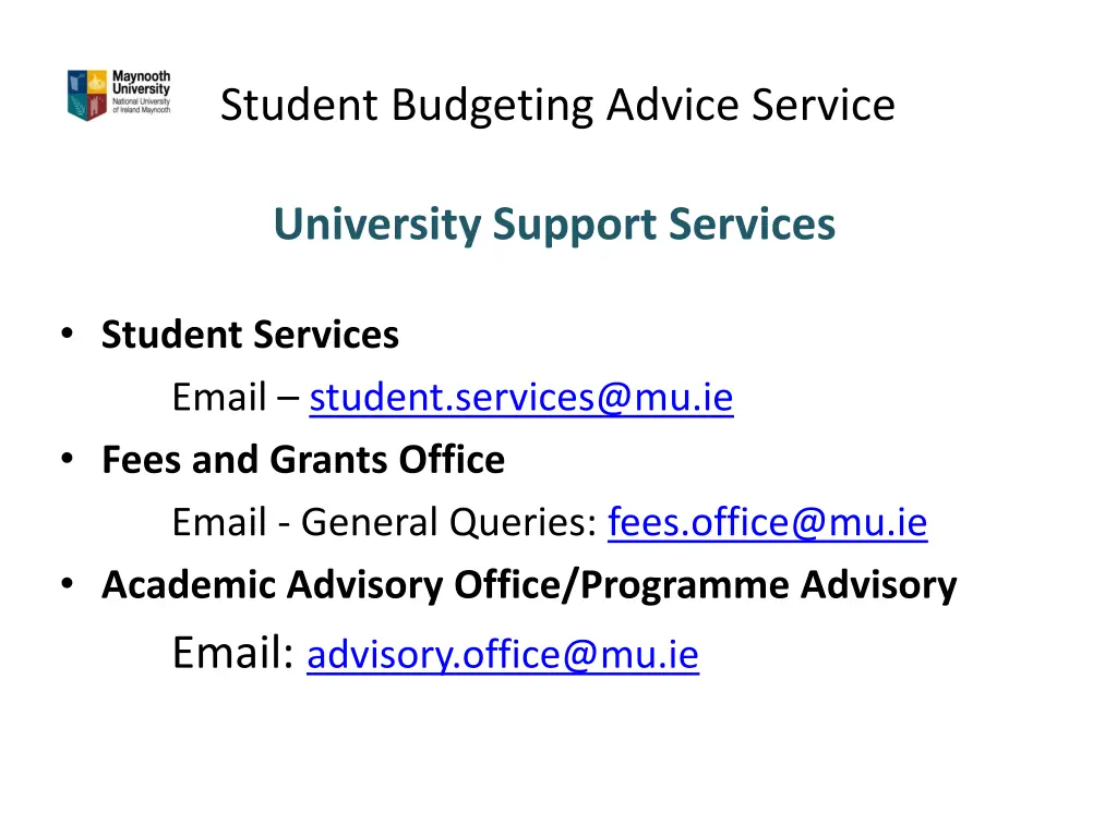 student budgeting advice service 10