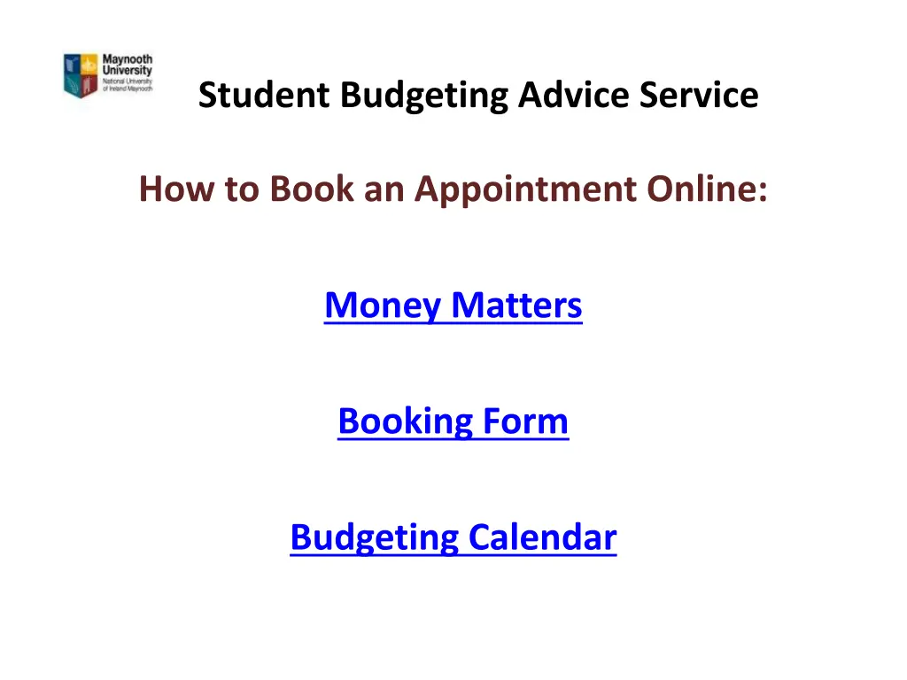 student budgeting advice service 12