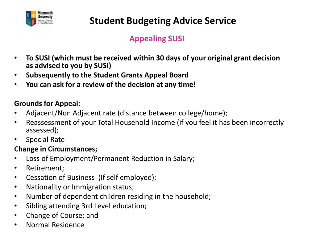 student budgeting advice service 6