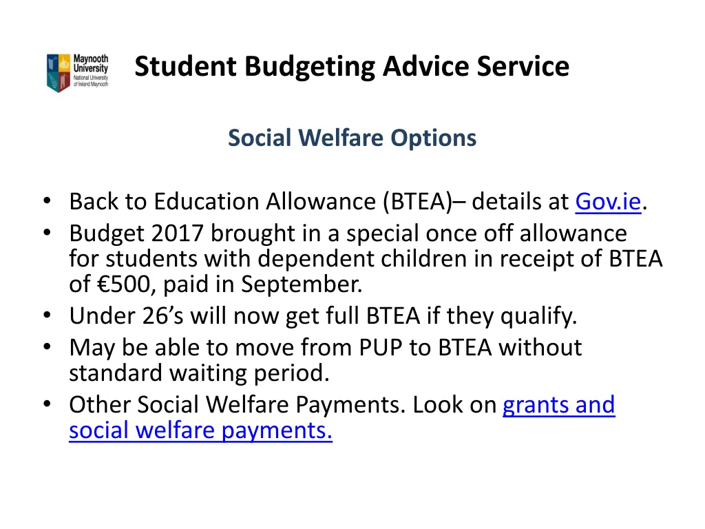 student budgeting advice service 7