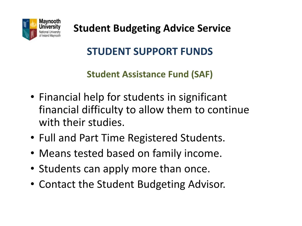 student budgeting advice service 8