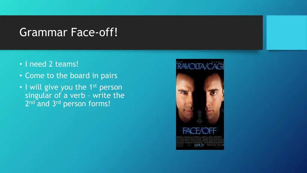 grammar face off