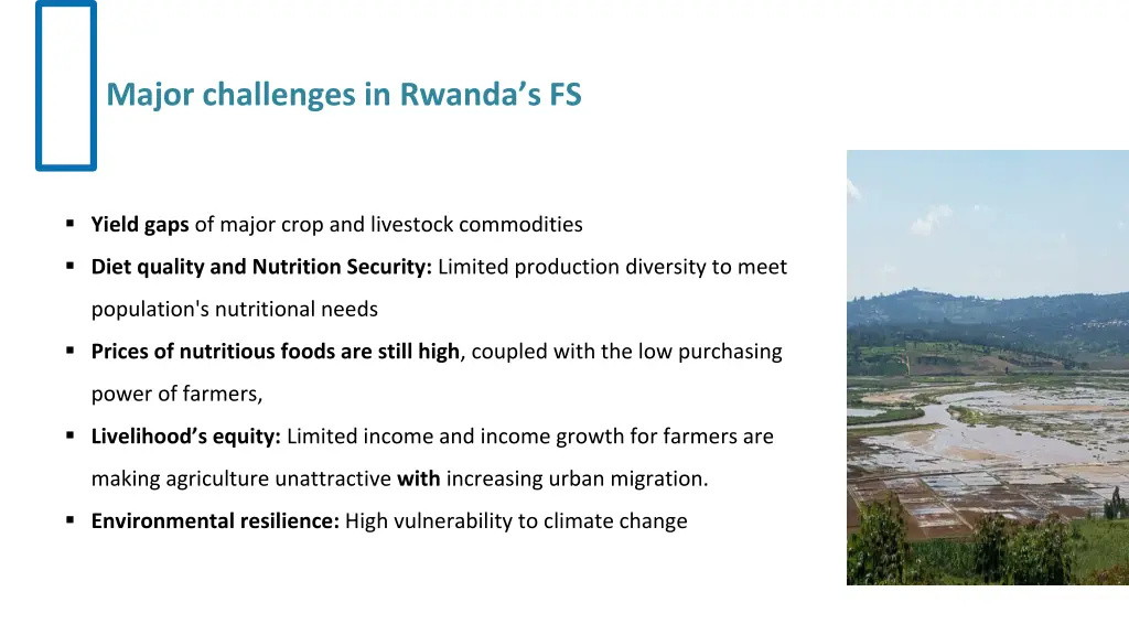 major challenges in rwanda s fs