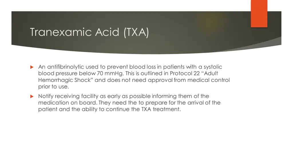 tranexamic acid txa