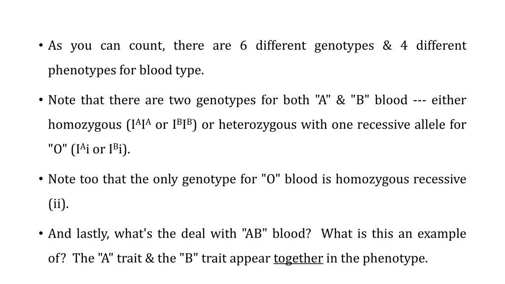 as you can count there are 6 different genotypes