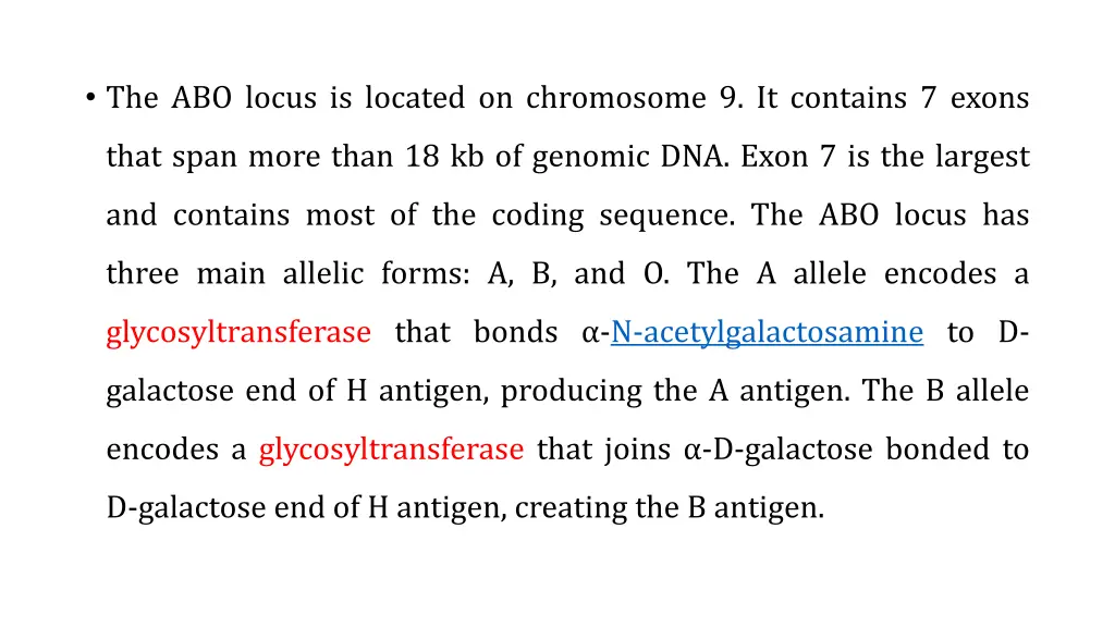 the abo locus is located on chromosome