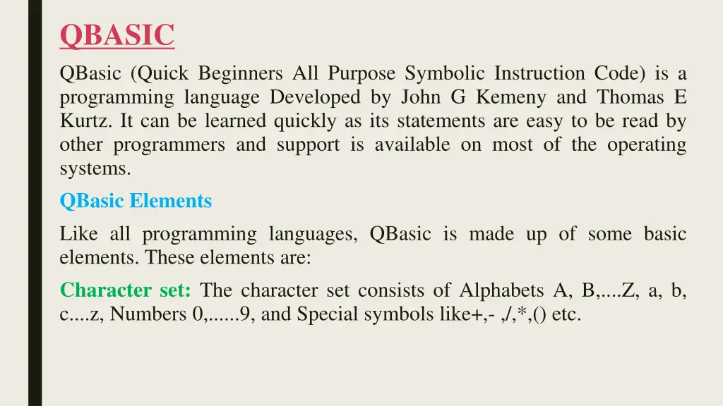 qbasic qbasic quick beginners all purpose