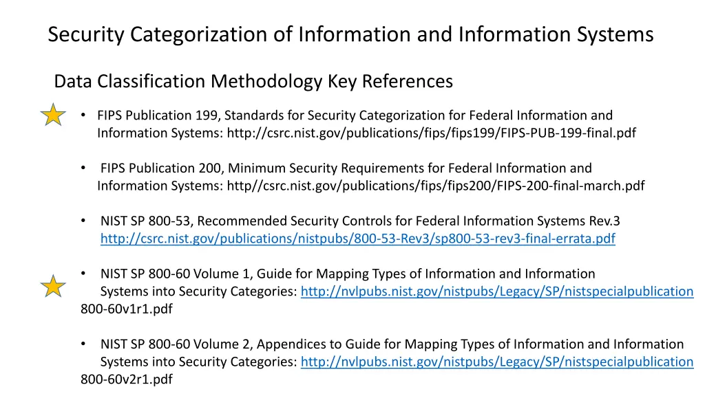 security categorization of information 3