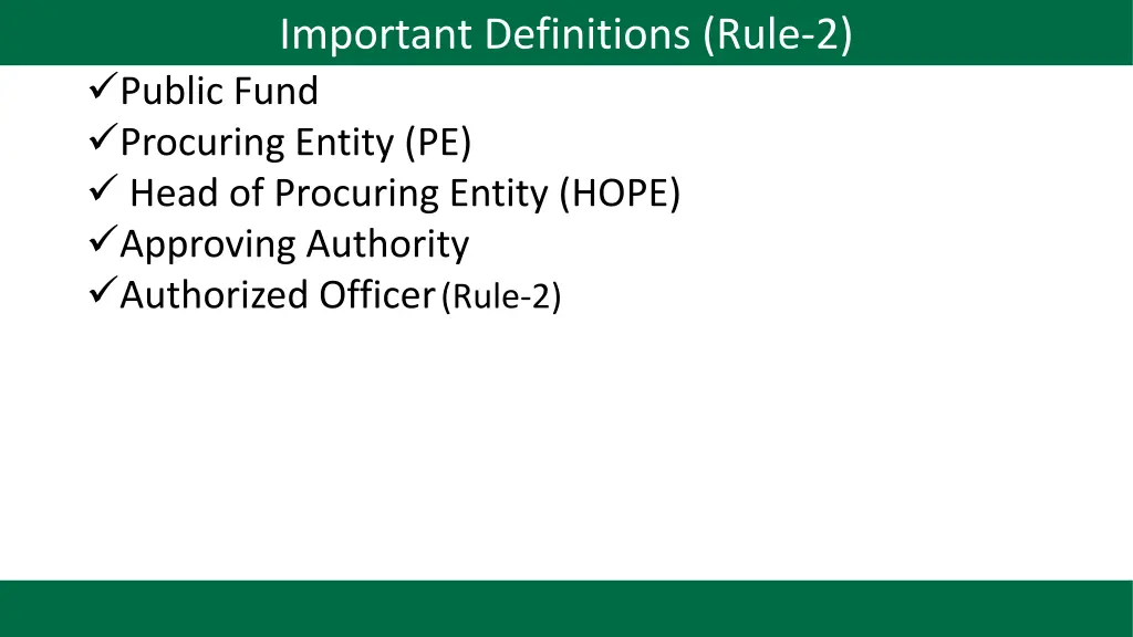 important definitions rule 2 public fund