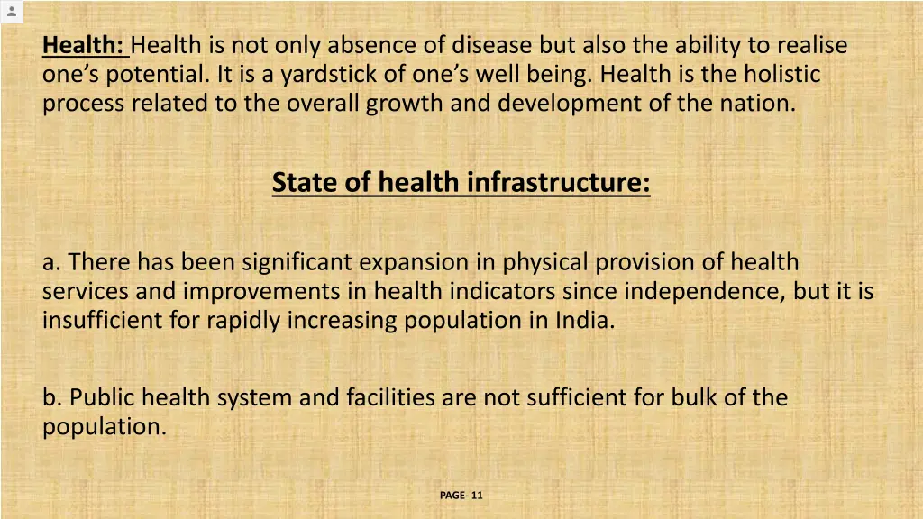 health health is not only absence of disease