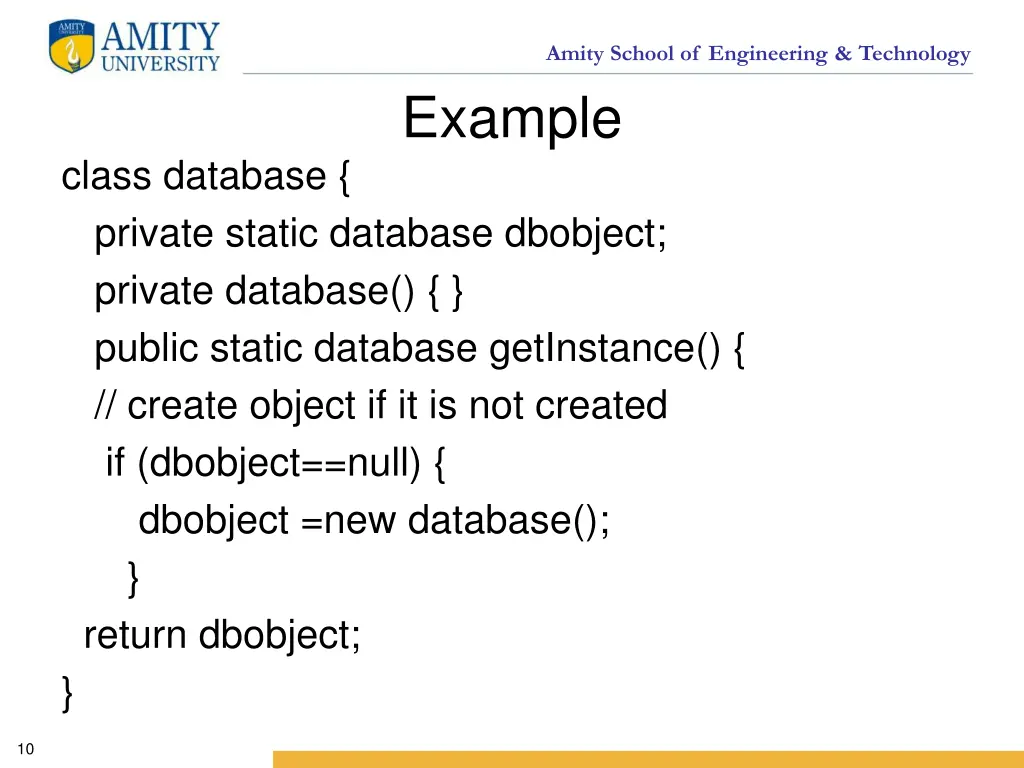 amity school of engineering technology example