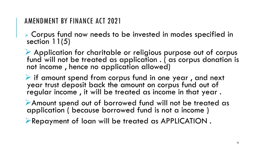 amendment by finance act 2021