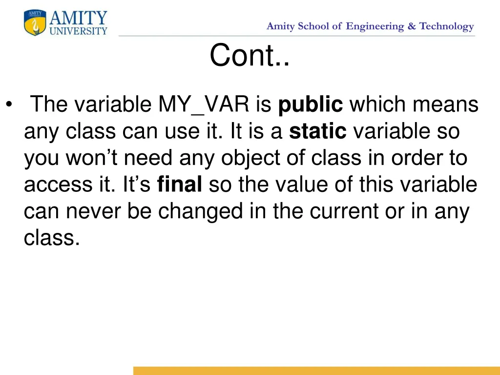 amity school of engineering technology cont