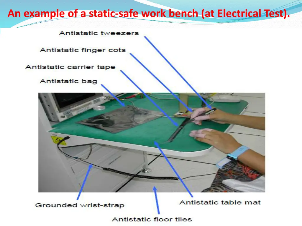 an example of a static safe work bench