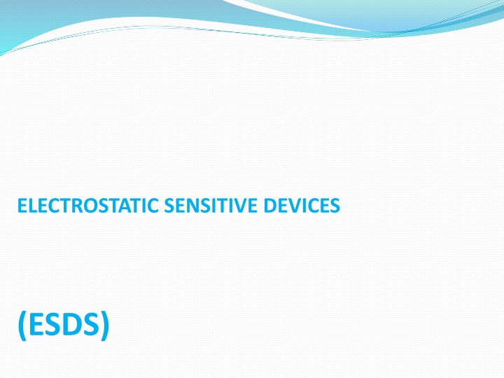 electrostatic sensitive devices