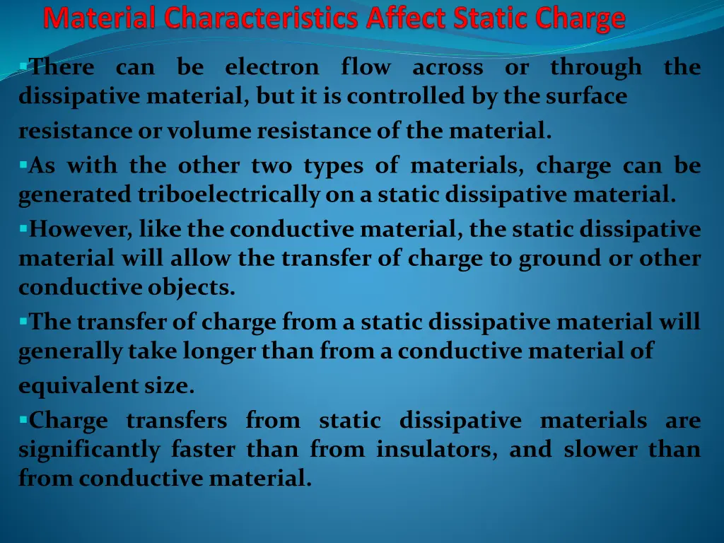 there can be electron flow across or through