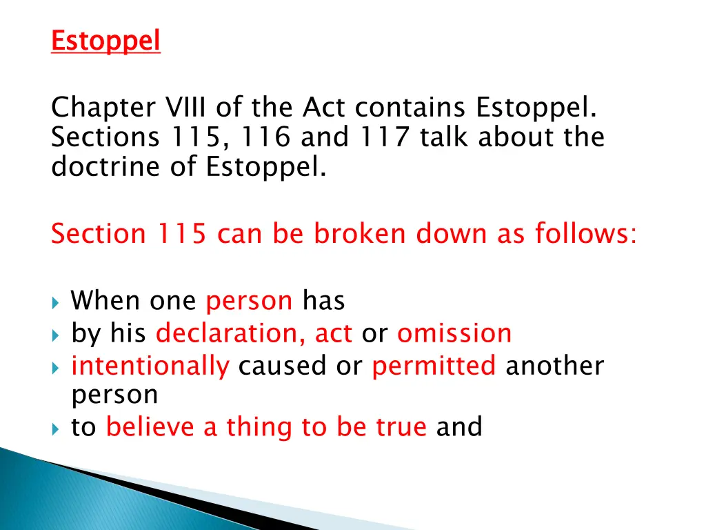 estoppel