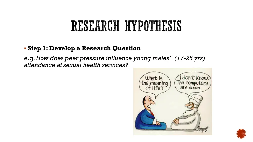 research hypothesis 1