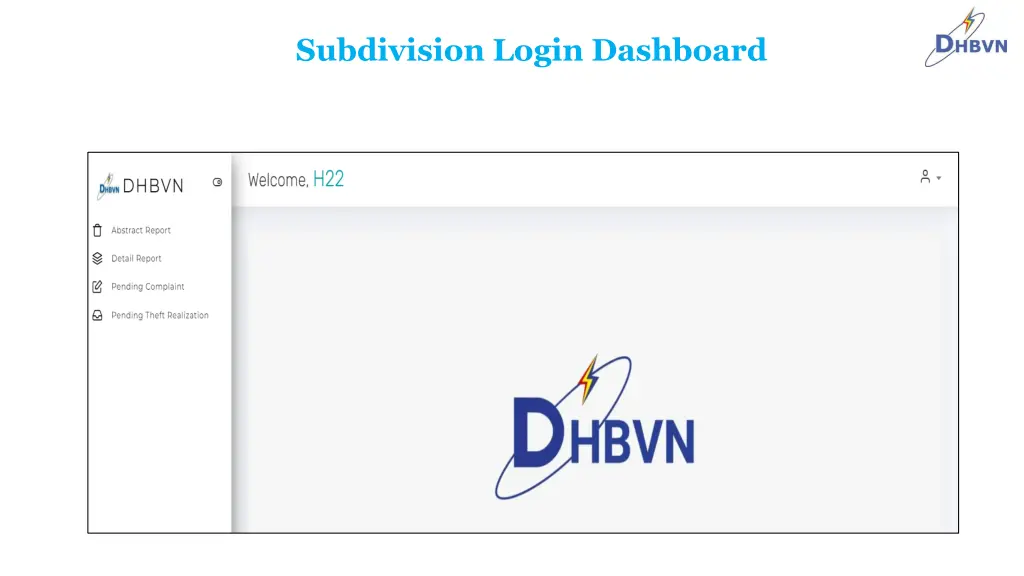 subdivision login dashboard