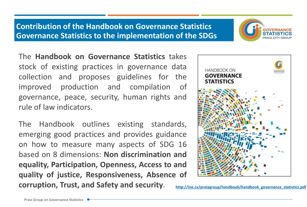 contribution of the handbook on governance