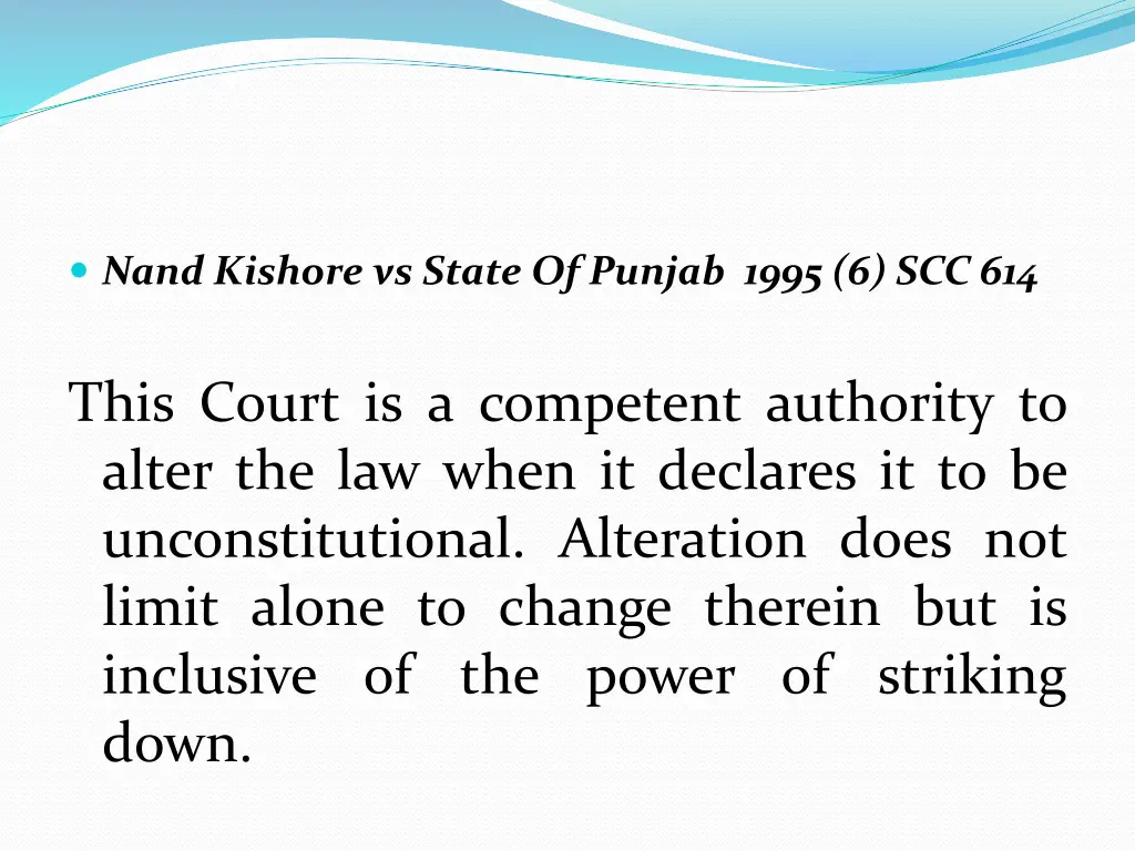 nand kishore vs state of punjab 1995 6 scc 614