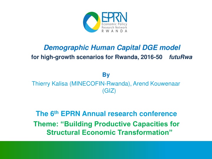 demographic human capital dge model for high