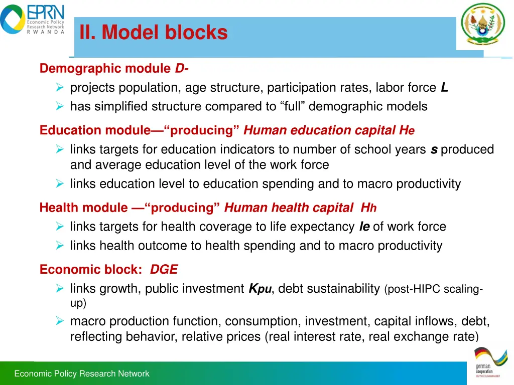 ii model blocks