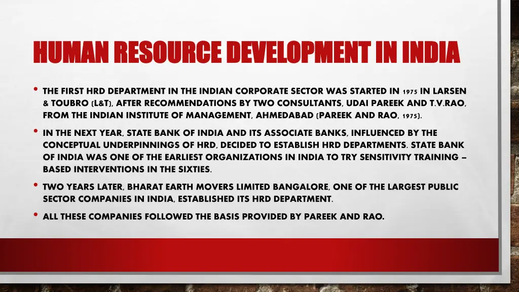 human resource development in india human