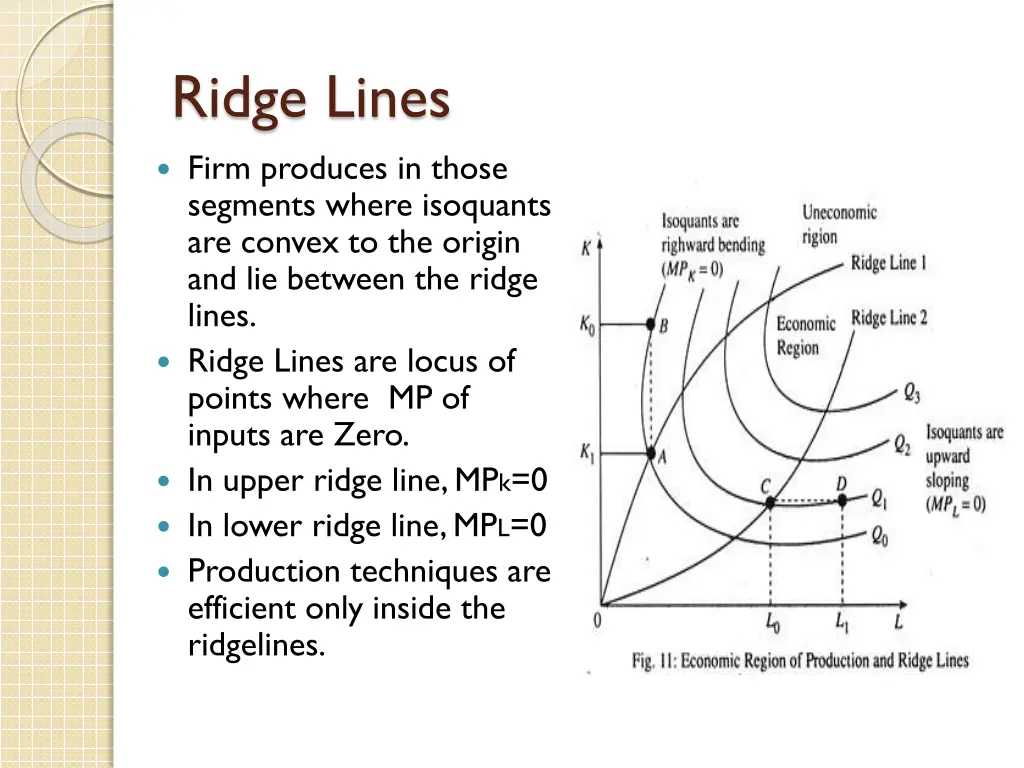 ridge lines