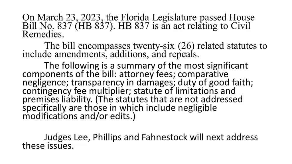 on march 23 2023 the florida legislature passed