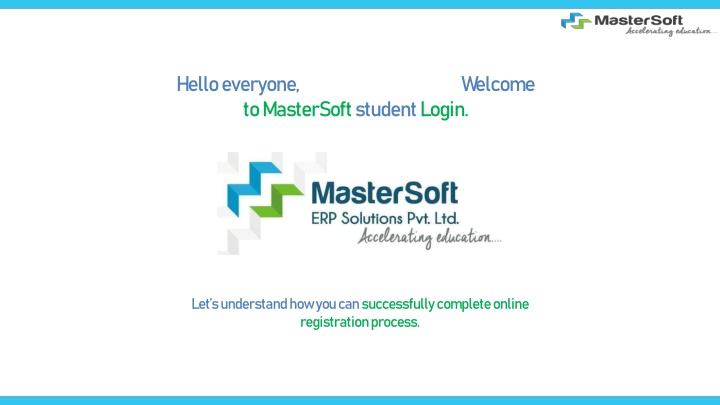 hello everyone welcome to mastersoft student login