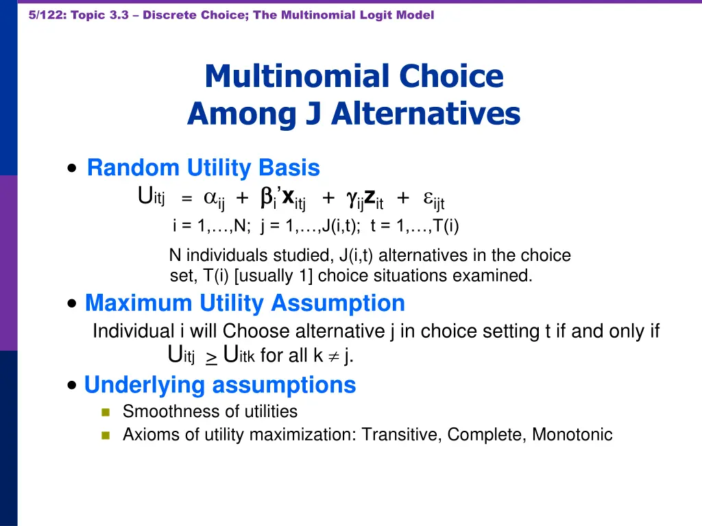 5 122 topic 3 3 discrete choice the multinomial